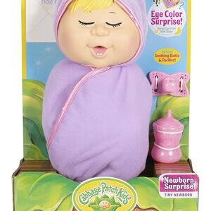 Cabbage Patch Kids Tiny Newborn Eye Color Surprise Doll - Purple